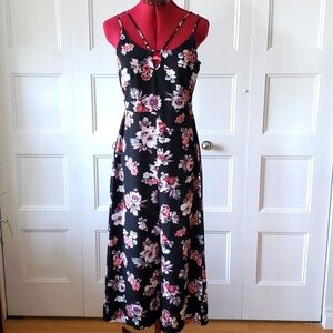 Ripe Floral Wide Leg Jumpsuit – Chic Evening / Cocktail